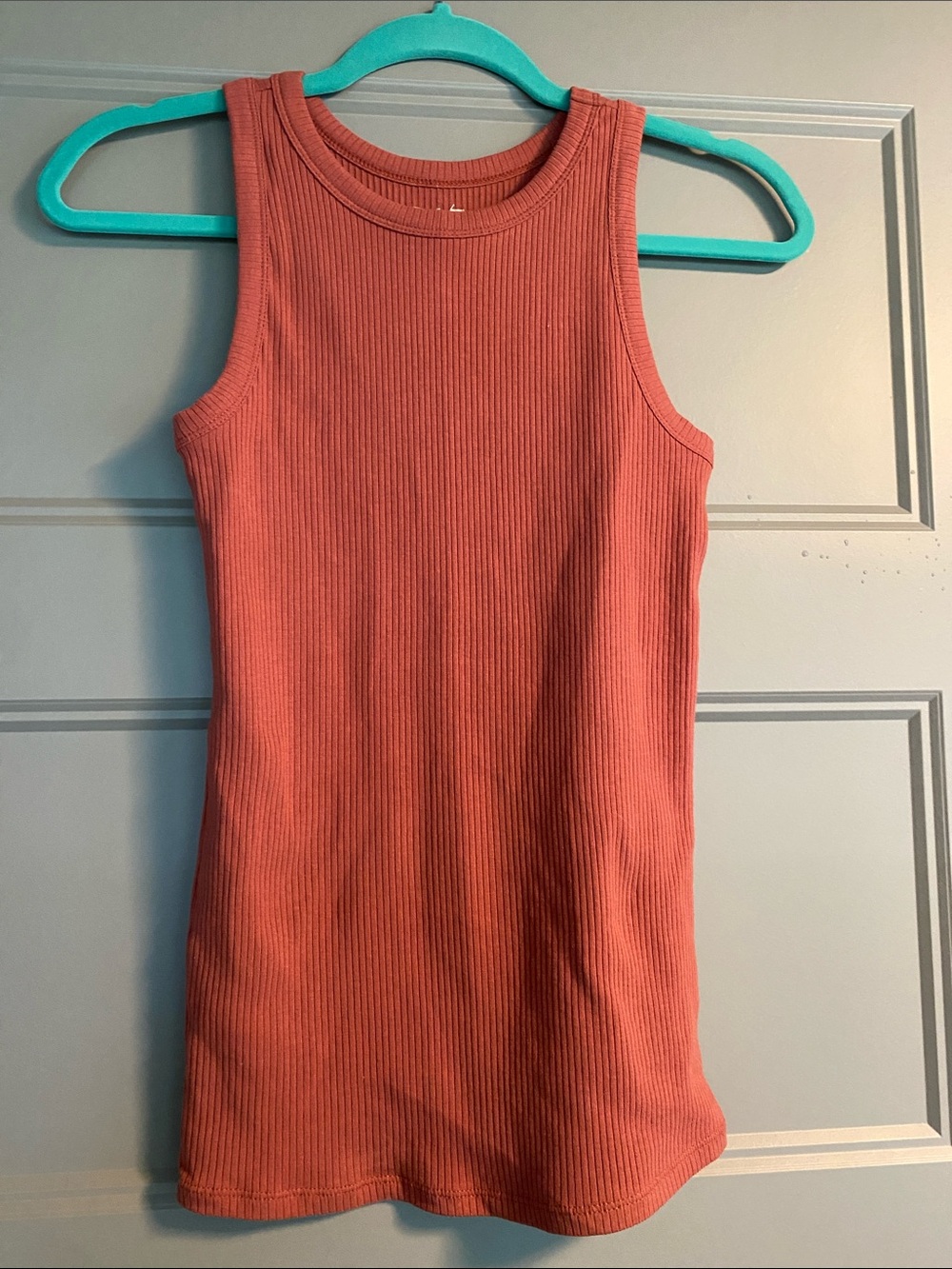 Maurices Ribbed Tank Dress in Muted Coral